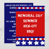 Invitation Journée commémorative des Stars et des Grèves 4 ju (Devant / Derrière)