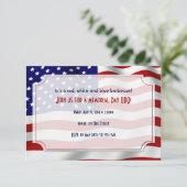 Invitation Journée commémorative du Drapeau des étoiles (Debout devant)