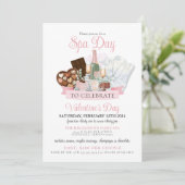 Invitation Journée de Spa au Champagne et au Chocolat pour la (Debout devant)
