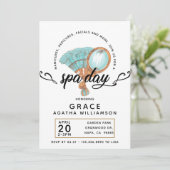 Invitation Journée de Spa Vintage (Debout devant)