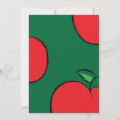 Invitation Journée des enseignants | Appréciation de l'enseig (Dos)