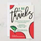 Invitation Journée des enseignants | Grand merci aux enseigna (Devant)