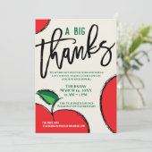 Invitation Journée des enseignants | Grand merci aux enseigna (Debout devant)