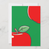 Invitation Journée des enseignants | Grand merci d'appréciati (Dos)