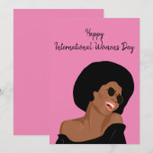 Invitation Journée internationale de la femme (Devant / Derrière)