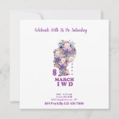 Invitation Journée internationale de la femme 2025 : Célébrer (Devant)