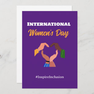 Invitation Journée internationale de la femme 2025 inclusion