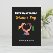 Invitation Journée internationale de la femme 2025 inclusion  (Debout devant)