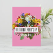 INVITATION JOURNÉE INTERNATIONALE DE LA FEMME 8 MARS (Debout devant)