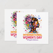 Invitation Journée internationale des femmes (Devant / Derrière)