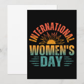 INVITATION JOURNÉE INTERNATIONALE DES FEMMES (Devant / Derrière)