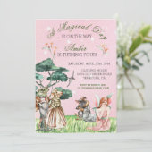 Invitation Journée Magique Poucette ConteDeFée (Debout devant)