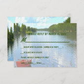 Invitation Journée Magnifique - Réponse à la réception de mar (Devant / Derrière)