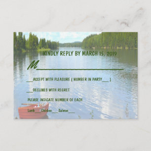 Invitation Journée Magnifique - Réponse pour la réception de 