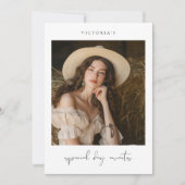 Invitation Journée spéciale attend la Fête des mariées budgét (Devant)