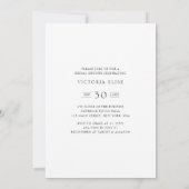 Invitation Journée spéciale attend la Fête des mariées budgét (Dos)