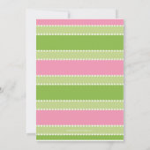 Invitation Jours chéris (Dos)