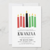 Invitation Jours de Kwanzaa | Collecte des partis (Devant)