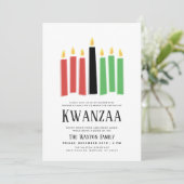 Invitation Jours de Kwanzaa | Collecte des partis (Debout devant)