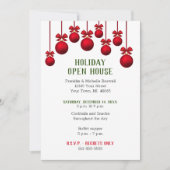 Invitation Jours fériés de Noël Open House (Devant)