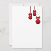 Invitation Jours fériés de Noël Open House (Dos)