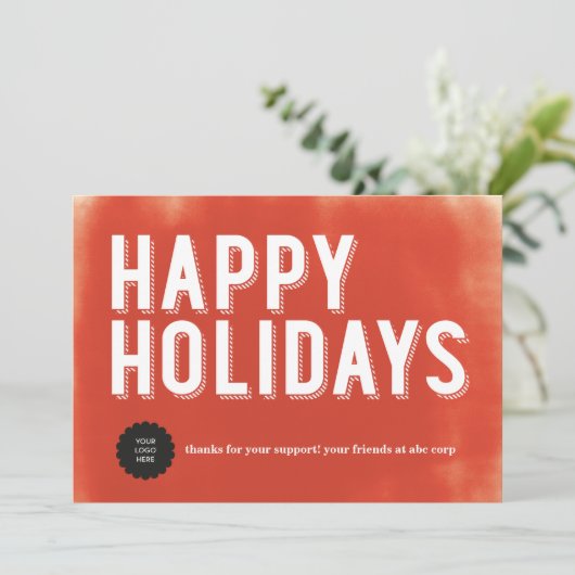 Invitation Jours fériés peints Red Flat (Debout devant)