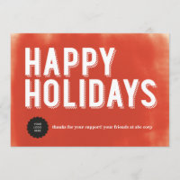 Jours fériés peints Red Flat