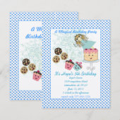 Invitation Jours magiques Anime Fête Anniversaire (Devant / Derrière)