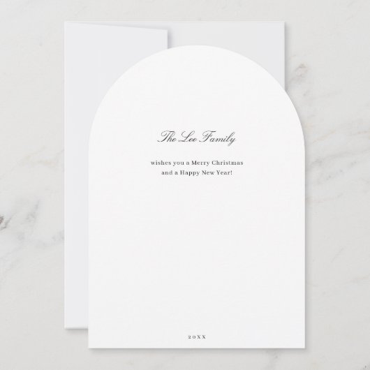 Invitation Joy Elegant Arc minimaliste Moderne (Dos)