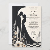 Invitation Joy Retro Boho Studio Creative Illustrated Mariage (Devant)