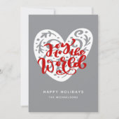 Invitation Joy to the world | Holidays (Devant)