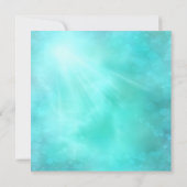 Invitation Joyau de l'océan turquoise Sweet 16 Anniversaire (Dos)