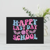 Invitation Joyeuse Dernière Journée De L'École Disco Ball Sup (Debout devant)