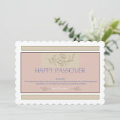 Invitation joyeuse écriture de Pâques (Debout devant)