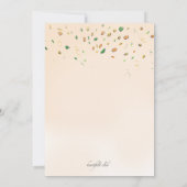 Invitation Joyeuse fête d'anniversaire des éléphants (Dos)