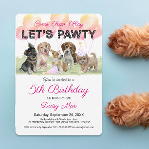 Invitation Joyeuse fête d'anniversaire personnalisée pour chi