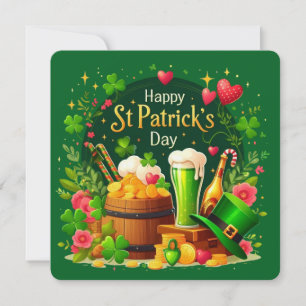 Invitation Joyeuse fête de la Saint-Patrick festive