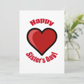 Invitation Joyeuse Fête de la Soeur ! (Debout devant)