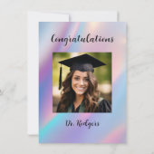 Invitation Joyeuse Fête de l'Affectation Personnalisée 2025 M (Dos)