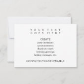 Invitation Joyeuse fête des anciens combattants (livre de la (Dos)