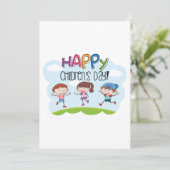 Invitation Joyeuse Fête des Enfants (Debout devant)