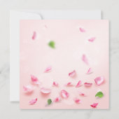 Invitation Joyeuse fête des mères Belle calligraphie de fleur (Dos)