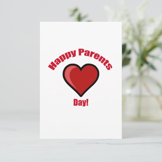 Invitation Joyeuse Fête des Parents ! (Debout devant)