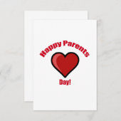 Invitation Joyeuse Fête des Parents ! (Devant / Derrière)