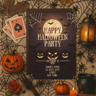 Invitation Joyeuse fête d'Halloween