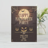 Invitation Joyeuse fête d'Halloween (Debout devant)