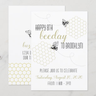 Invitation Joyeuse journée d'abeille !
