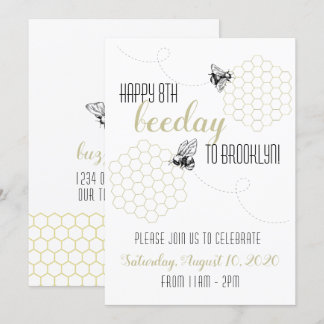 Invitation Joyeuse journée d'abeille !