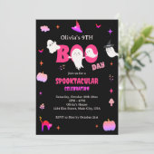 Invitation Joyeuse Journée de la Boo | Fête éffrayante de la  (Debout devant)