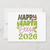 Invitation Joyeuse Journée de la Terre 2026 (Dos)